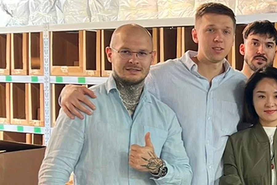 Marko with the DSCP Smart Fulfillment team at the warehouse